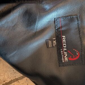 Redline Black Leather Jacket
